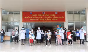 Hải Dương: Thêm 28 bệnh nhân mắc COVID-19 ra viện 