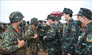 Kiểm tra công tác phòng, chống dịch tại Quân đoàn 3, Binh đoàn 15