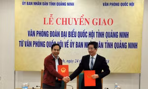 Chuyển giao Văn phòng Đoàn Đại biểu Quốc hội tỉnh về UBND tỉnh Quảng Ninh