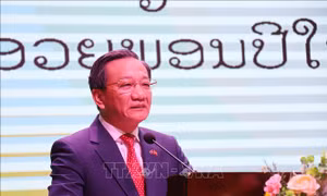 Đại sứ quán Việt Nam tại Lào tổ chức Tết mừng Đảng, mừng Xuân