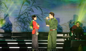 Đặc sắc chương trình nghệ thuật 'Bước chân người lính'