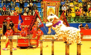 Hấp dẫn Ngày hội Lân Huế