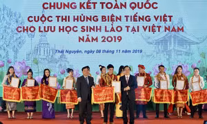 Chung kết Cuộc thi 'Hùng biện tiếng Việt cho lưu học sinh Lào tại Việt Nam'