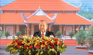 Khánh thành Đền thờ Liệt sỹ, Khu Di tích lịch sử quốc gia khu vực Đồn Long Khốt
