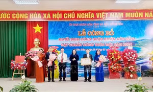 Công bố quyết định công nhận huyện Côn Đảo đạt chuẩn nông thôn mới 