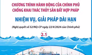 Chương trình hành động của Chính phủ chống khai thác thủy sản bất hợp pháp: Nhiệm vụ, giải pháp dài hạn (phần 2.1)