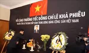 Lễ viếng nguyên Tổng Bí thư Lê Khả Phiêu tại Nam Phi và Israel