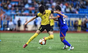 U23 Malaysia chia điểm với U23 Campuchia trong màn rượt đuổi tỷ số hấp dẫn