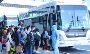 Dịch COVID-19: Khánh Hòa đón 412 công dân Việt Nam về từ Nhật Bản 