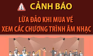 Cảnh báo lừa đảo khi mua vé xem các chương trình âm nhạc qua mạng