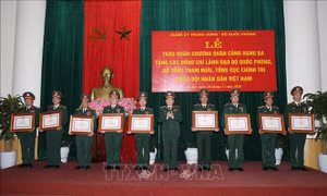Trao Huân chương Quân công hạng Ba tặng lãnh đạo Bộ Quốc phòng, Bộ Tổng Tham mưu