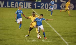 V.League 2020: Hồng Lĩnh Hà Tĩnh chia điểm với Than Quảng Ninh