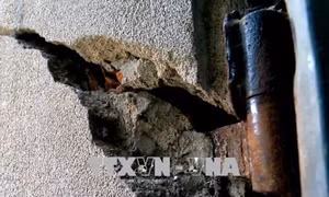 Dân bức xúc vì thi công Quốc lộ 1 tại Phú Yên làm nứt nhà
