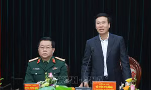 Trưởng Ban Tuyên giáo Trung ương Võ Văn Thưởng thăm, làm việc với Cục Tuyên huấn