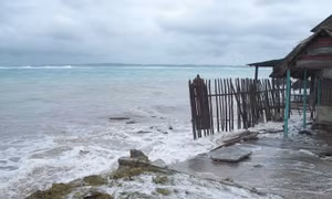Nước biển tăng cao hơn dự kiến tại Cuba