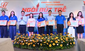 Thành Đoàn TP Hồ Chí Minh trao Giải thưởng 'Ngòi bút trẻ' năm 2022