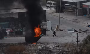 Tái diễn đụng độ giữa người Palestine với người Do Thái định cư ở Bờ Tây