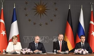 Lãnh đạo Nga, Pháp, Đức điện đàm về tình hình Syria