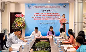 Xây dựng không gian văn hóa Hồ Chí Minh về văn hóa vật thể, phi vật thể và trên không gian mạng