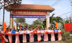 Bạc Liêu khánh thành 'Đường cờ Tổ quốc' dài hơn 20km