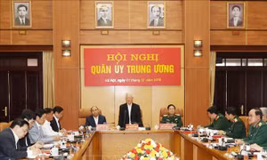 Tổng Bí thư, Chủ tịch nước Nguyễn Phú Trọng chủ trì Hội nghị Tổng kết công tác quân sự, quốc phòng 2019
