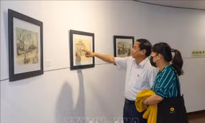 'Đà Nẵng những ngày sau Giải phóng và hôm nay' qua triển lãm ký họa
