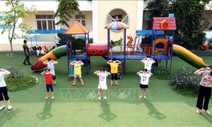 Cuộc sống trong khu cách ly của 84 F1 ‘nhí’ tại Vĩnh Phúc