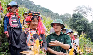 Bộ đội Biên phòng chung tay xây dựng nông thôn mới