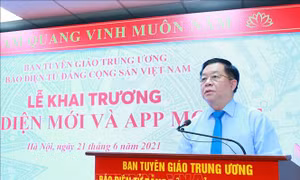Báo điện tử Đảng Cộng sản Việt Nam ra mắt giao diện mới và App Mobile