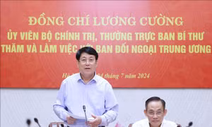 Thường trực Ban Bí thư làm việc với Ban Đối ngoại Trung ương