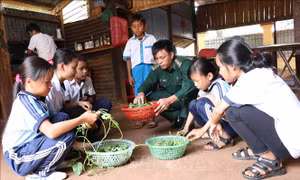 Gắn kết tình quân dân qua mô hình 'Con nuôi đồn Biên phòng'