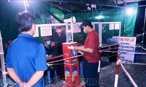 Xuyên đêm nơi tuyến đầu chống dịch tại đất Mũi
