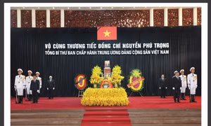 Khi tới viếng Tổng Bí thư Nguyễn Phú Trọng: Người dân cần mang theo Thẻ Căn cước hoặc điện thoại có cài đặt VNeID