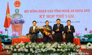 Ông Lê Hồng Vinh được bầu làm Phó Chủ tịch UBND tỉnh Nghệ An