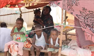 Hơn 2/3 số gia đình phải di dời ở miền Đông Sudan thiếu lương thực