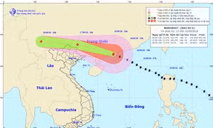 Bão Mangkhut đổ bộ vào Trung Quốc, nguy cơ cao lũ quét, sạt lở tại miền núi Bắc Bộ
