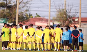VCK U23 châu Á 2020: Tiền vệ Trọng Hùng 'quyết tâm thể hiện năng lực bản thân'