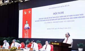 Chủ tịch nước chủ trì hội nghị góp ý vào Dự thảo Đề án xây dựng Nhà nước pháp quyền
