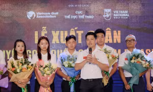 Đội tuyển Golf Việt Nam xuất quân tham dự ASIAD 19