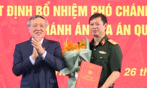 Quốc hội phê chuẩn Thiếu tướng Dương Văn Thăng làm Thẩm phán Tòa án nhân dân tối cao