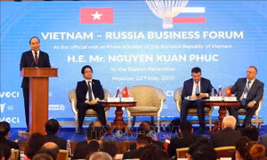 Thủ tướng Nguyễn Xuân Phúc khai mạc Diễn đàn Doanh nghiệp Nga-Việt