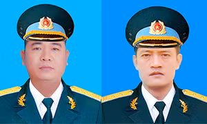 Cấp bằng 'Tổ quốc ghi công' cho hai phi công hy sinh