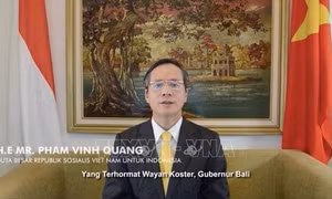 Thăm lãnh sự và chúc Tết trực tuyến ngư dân Việt Nam tại Indonesia