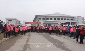 Một số kiến nghị của công nhân Công ty TNHH VietGlory được ghi nhận, giải quyết 