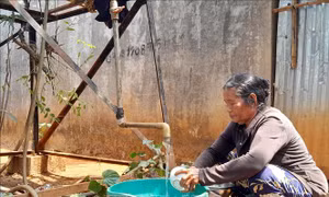 Người dân tại dự án Tiểu khu 42 ở Bình Phước thiếu nước sinh hoạt trầm trọng