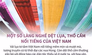 Một số làng nghề dệt lụa, thổ cẩm nổi tiếng của Việt Nam
