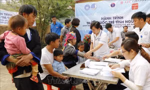 Khám bệnh miễn phí cho đối tượng chính sách, người nghèo ở vùng cao Yên Bái