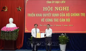 Đồng chí Huỳnh Quốc Việt được điều động giữ chức Phó Bí thư Tỉnh ủy Bạc Liêu
