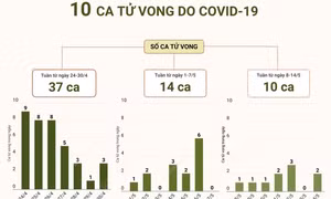 Tuần qua cả nước ghi nhận 10 ca tử vong do COVID-19