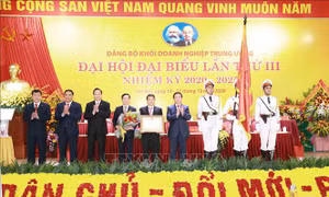 Khai mạc Đại hội đại biểu Đảng bộ Khối Doanh nghiệp Trung ương 